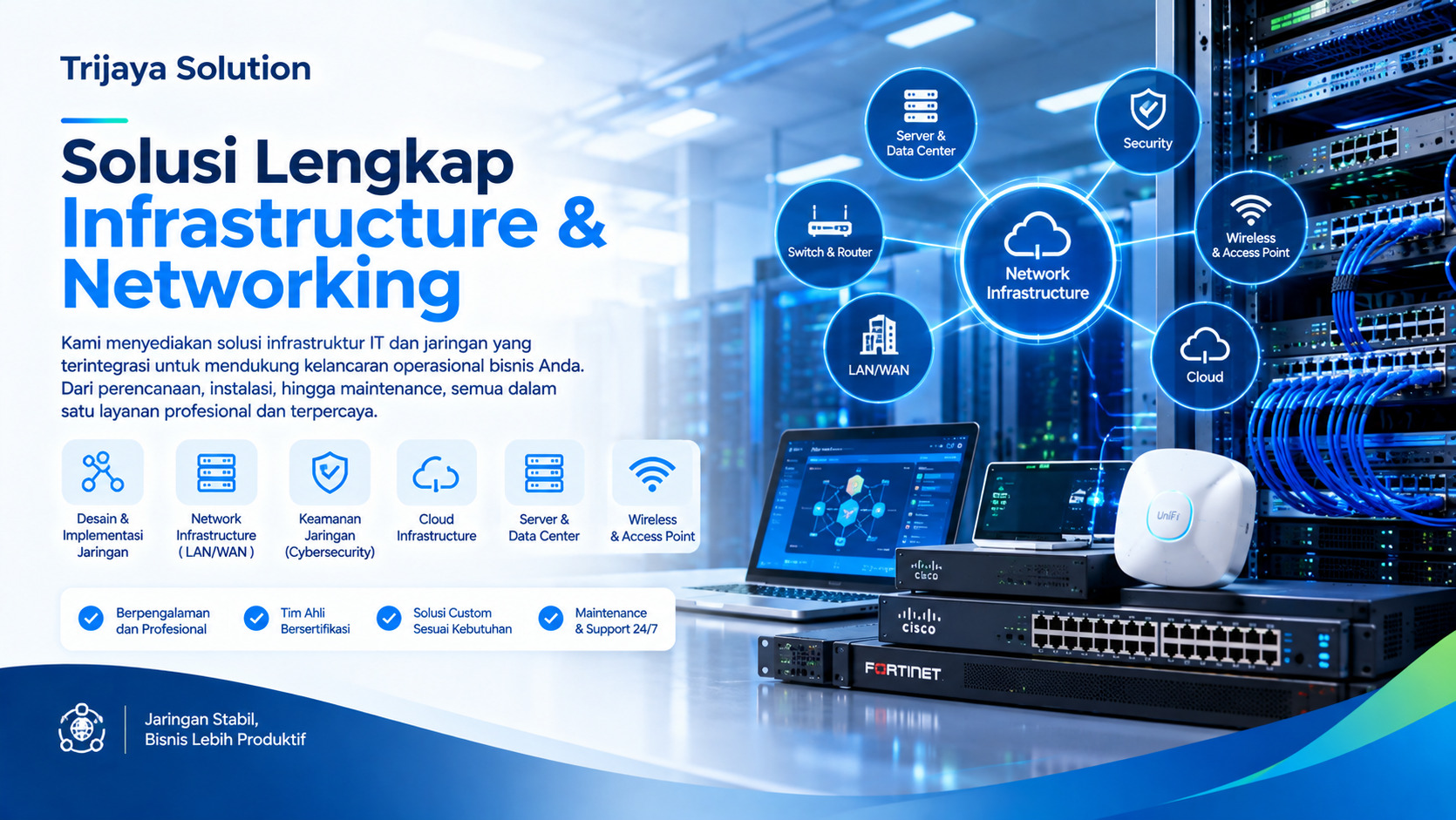 Solusi Lengkap Infrastructure & Networking