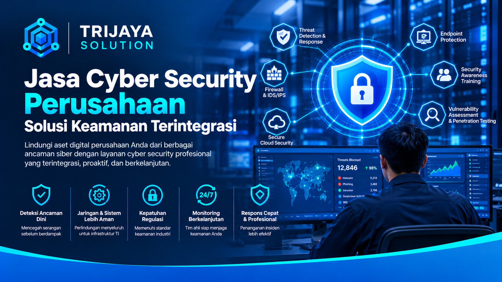 Jasa Cybersecurity Perusahaan Solusi Keamanan Terintegrasi