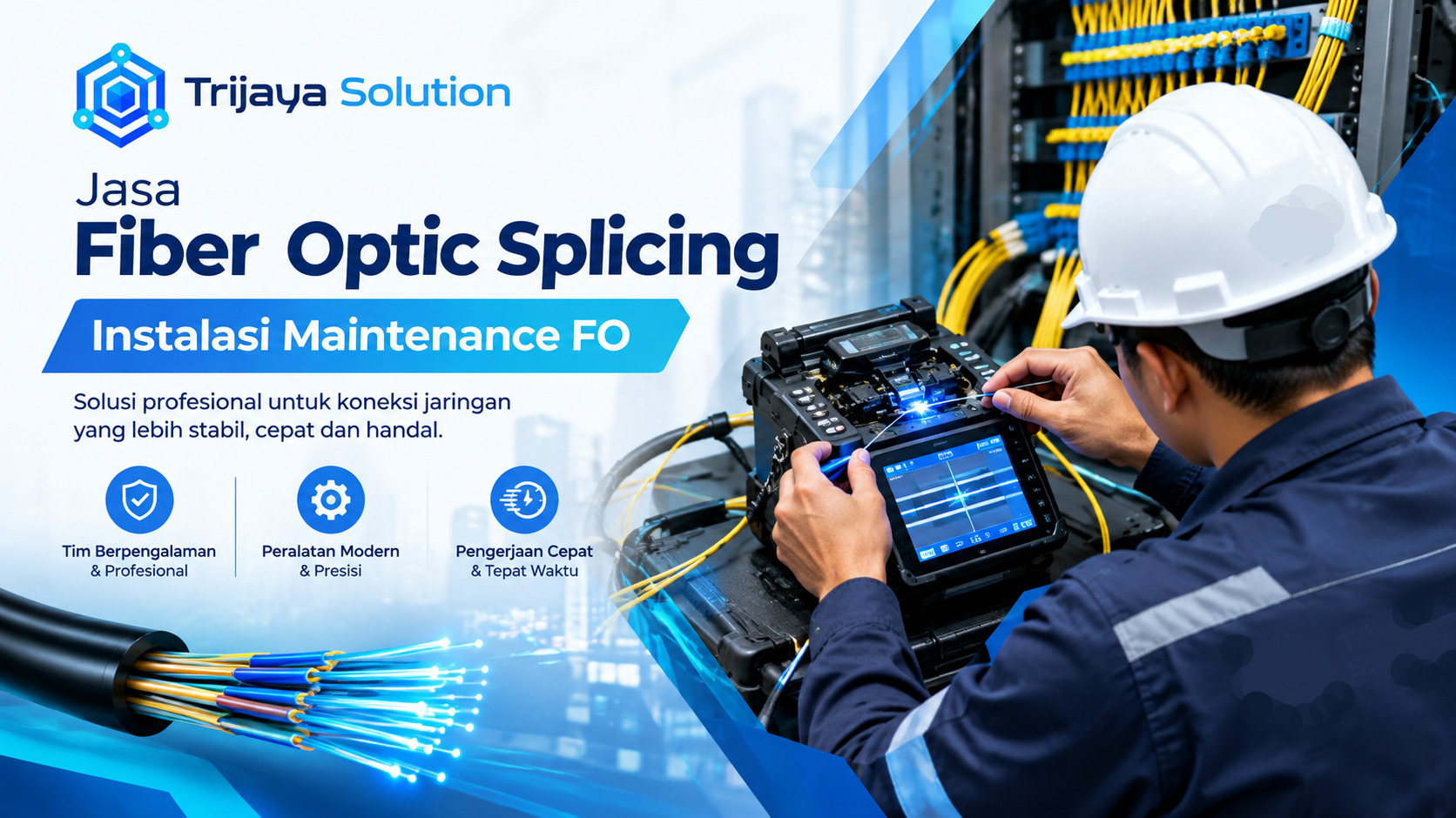 Jasa Fiber Optic Splicing Instalasi Maintenance FO