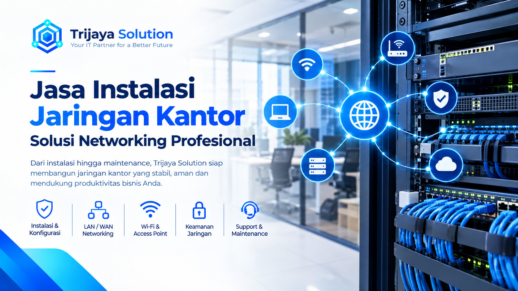 Jasa Instalasi Jaringan Kantor Solusi Networking Profesional