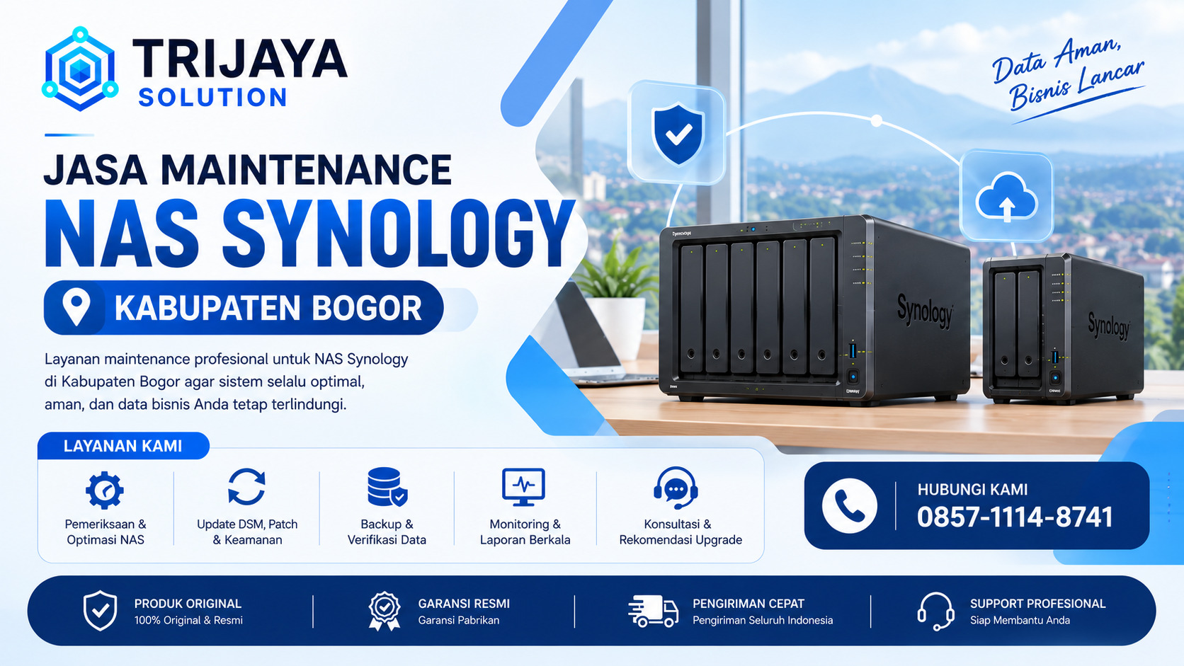 Jasa Maintenance Nas Synology Kabupaten Bogor