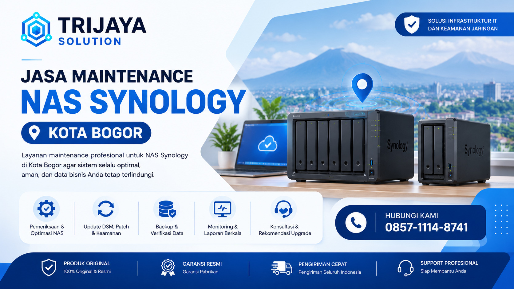 Jasa Maintenance Nas Synology Kota Bogor