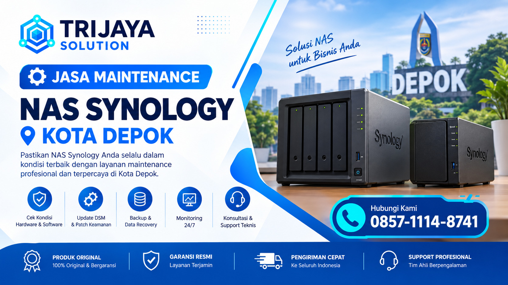 Jasa Maintenance Nas Synology Kota Depok