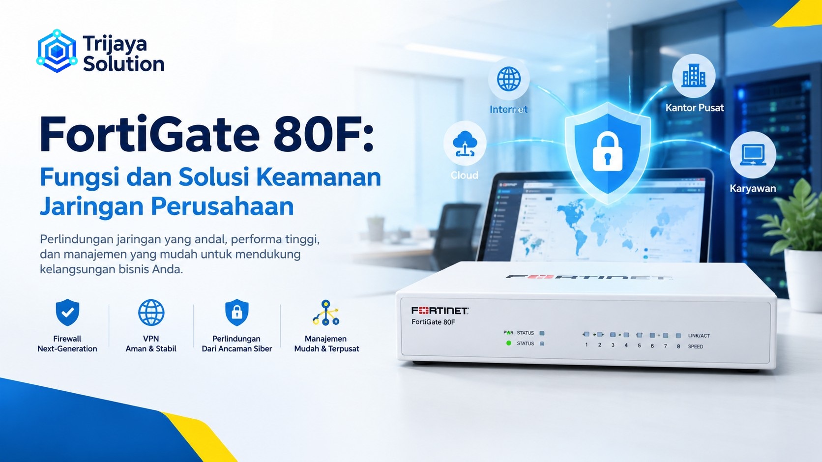 FortiGate 80F Fungsi dan Solusi Keamanan Jaringan Perusahaan