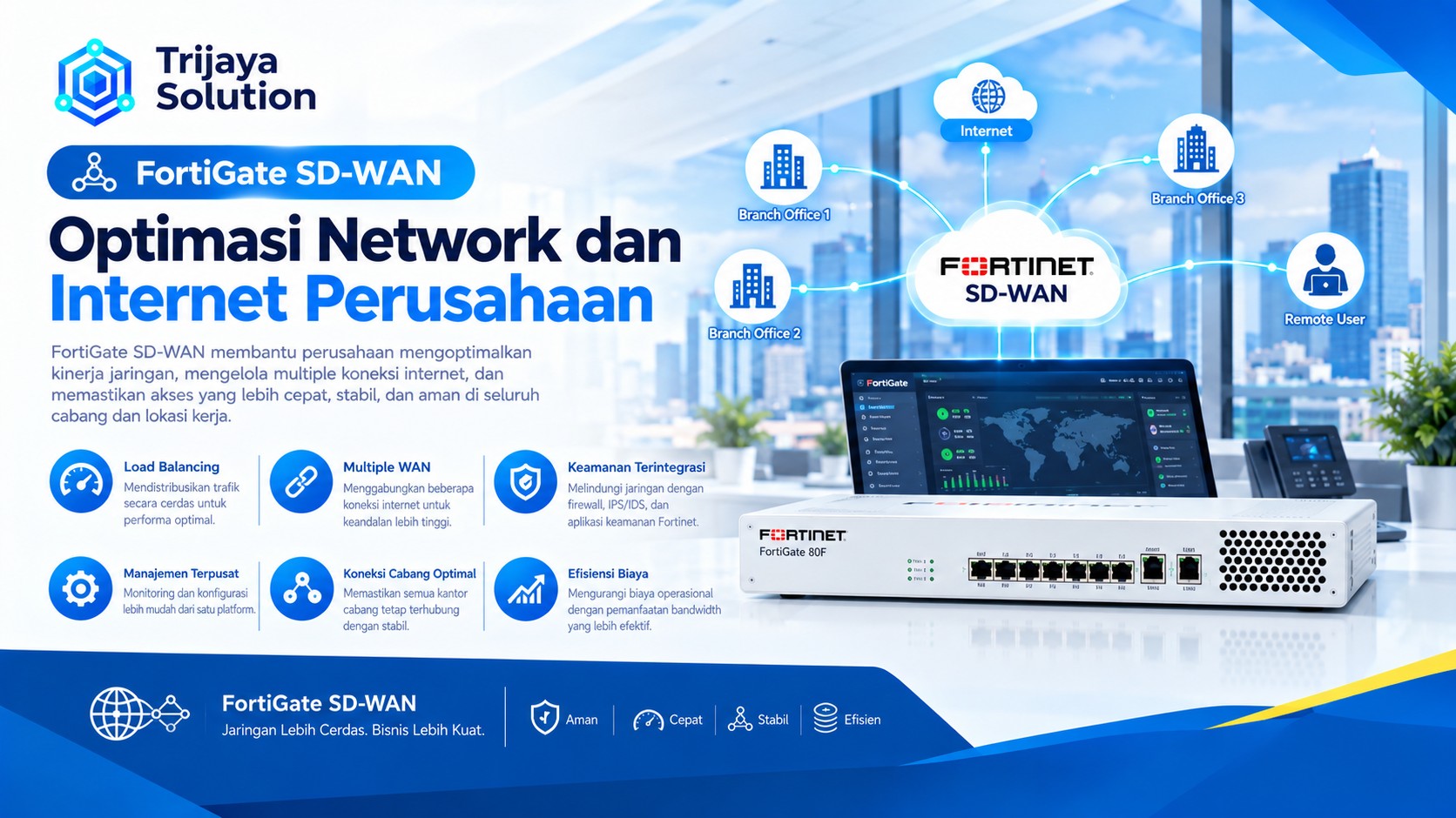 Optimasi Jaringan dengan FortiGate SD-WAN