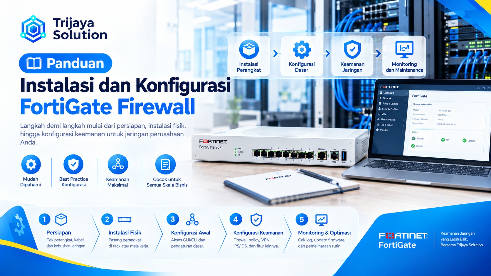 Panduan Instalasi FortiGate Firewall